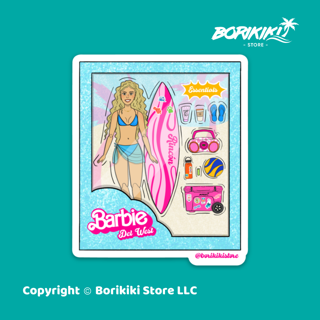 Barbie Del West Premium Sticker