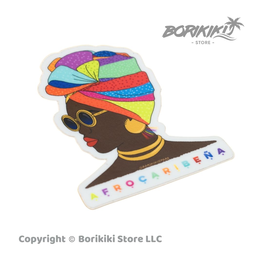 Afrocaribeña (Premium Matte Sticker)