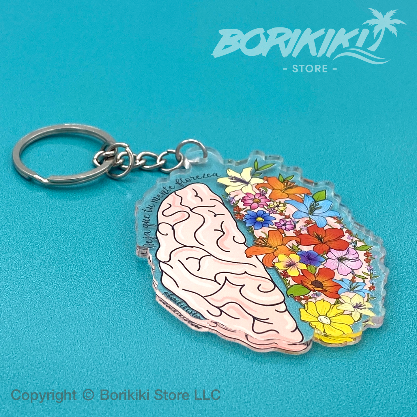 Mente floreciendo - Keychain