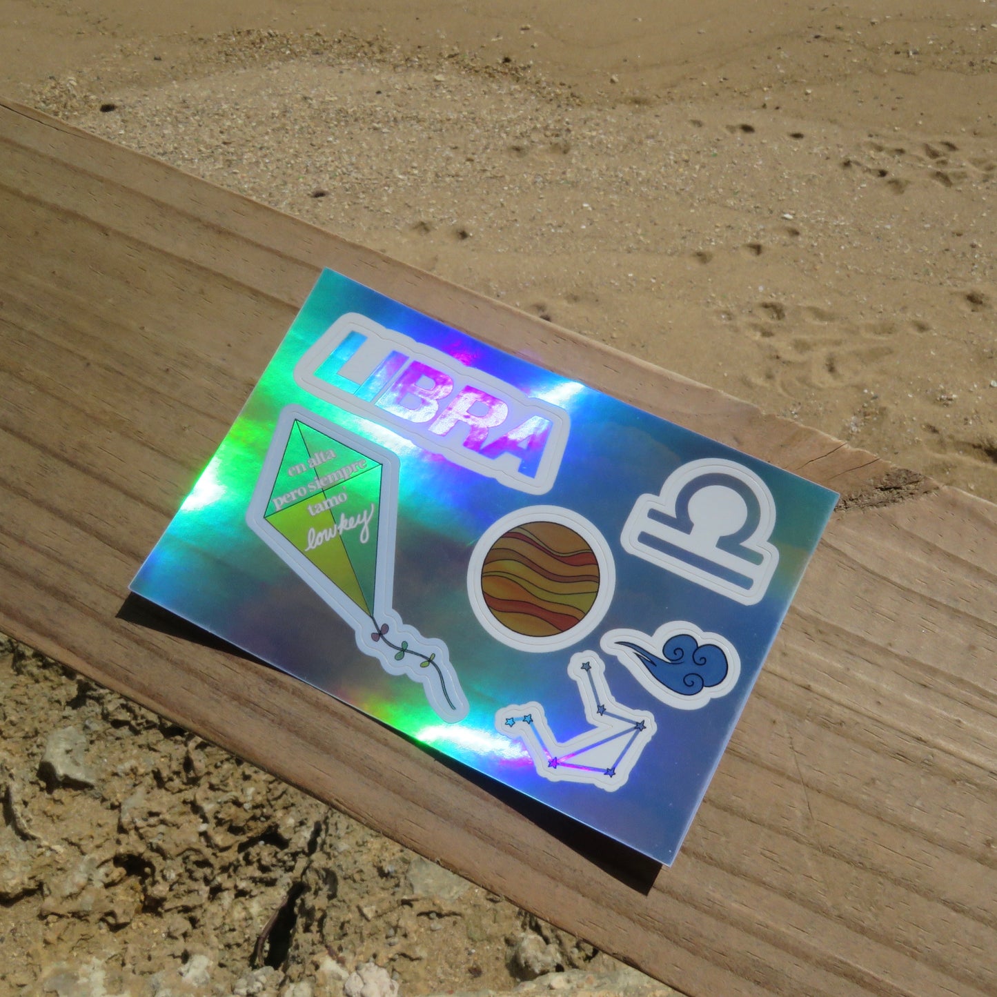 Libra - Sticker Sheet (Premium Holographic)