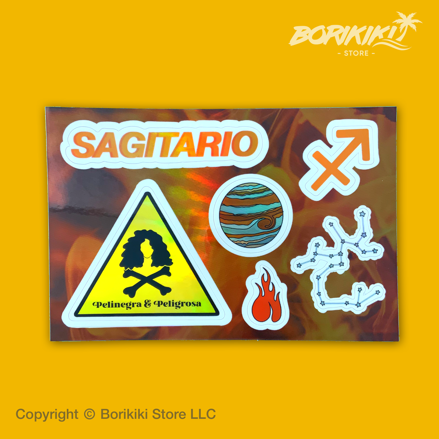 Sagitario - Sticker Sheet (Premium Holographic)