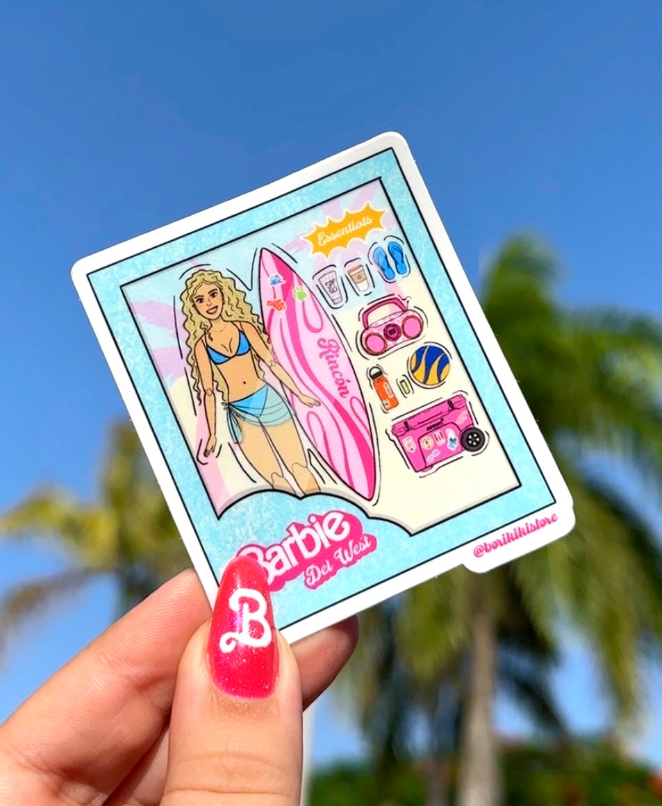 Barbie Del West Premium Sticker