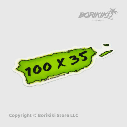 Archipiélago 100x35 (Premium Matte Sticker)