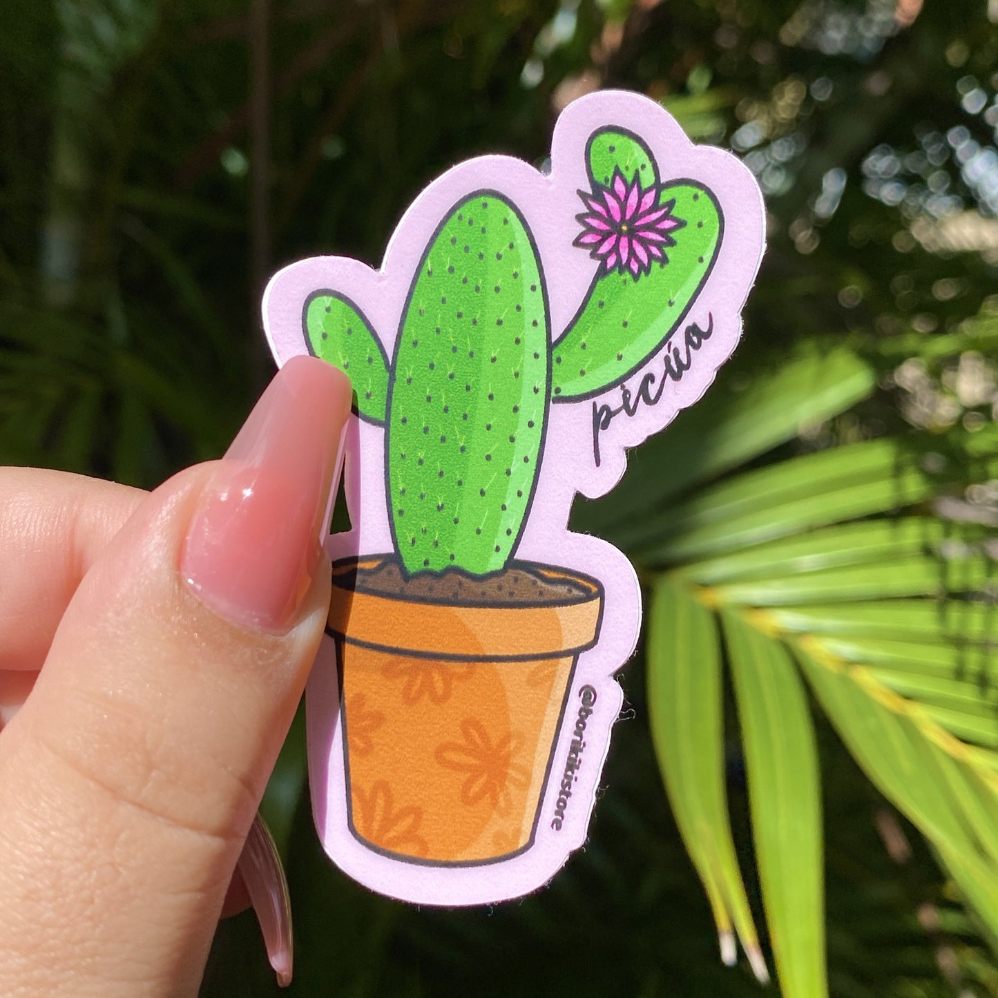 Picúa Cactus 🌵 - Premium Matte Sticker
