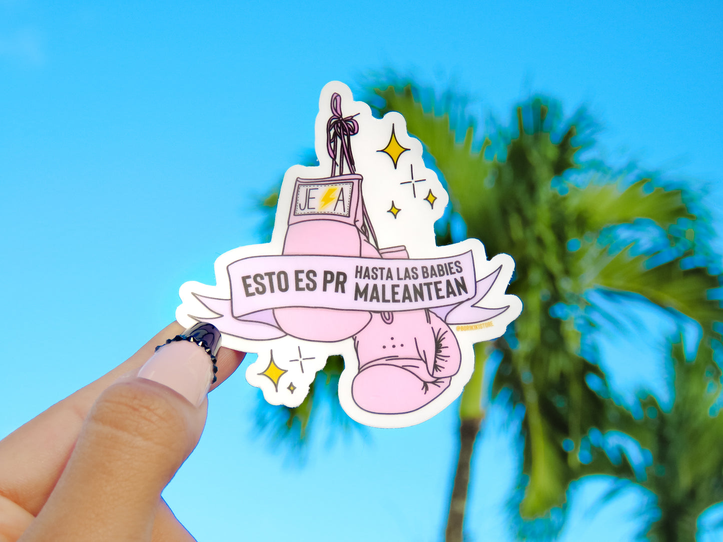 Las Babies Maleantean - Premium Clear Sticker