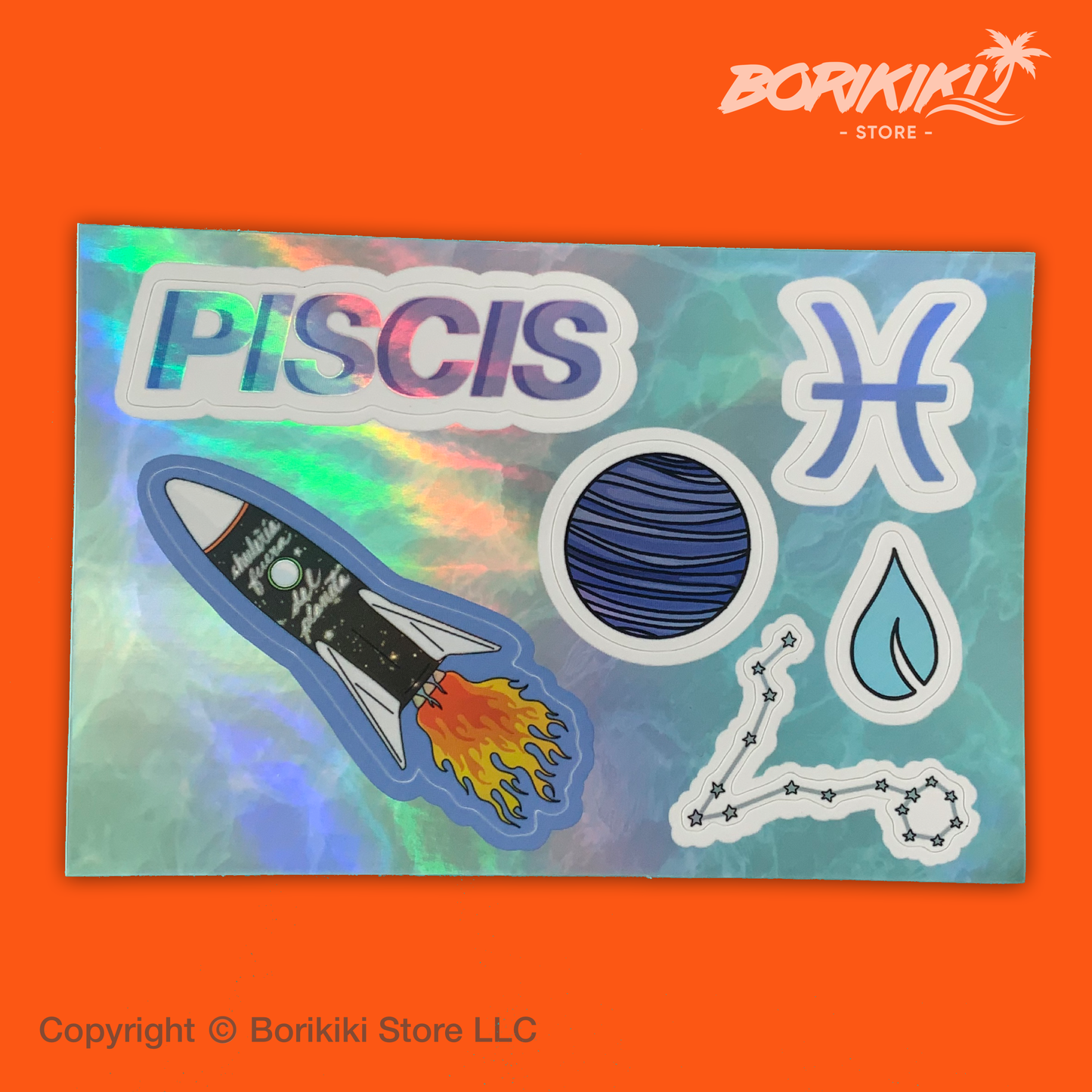 Piscis  - Sticker Sheet (Premium Holographic)