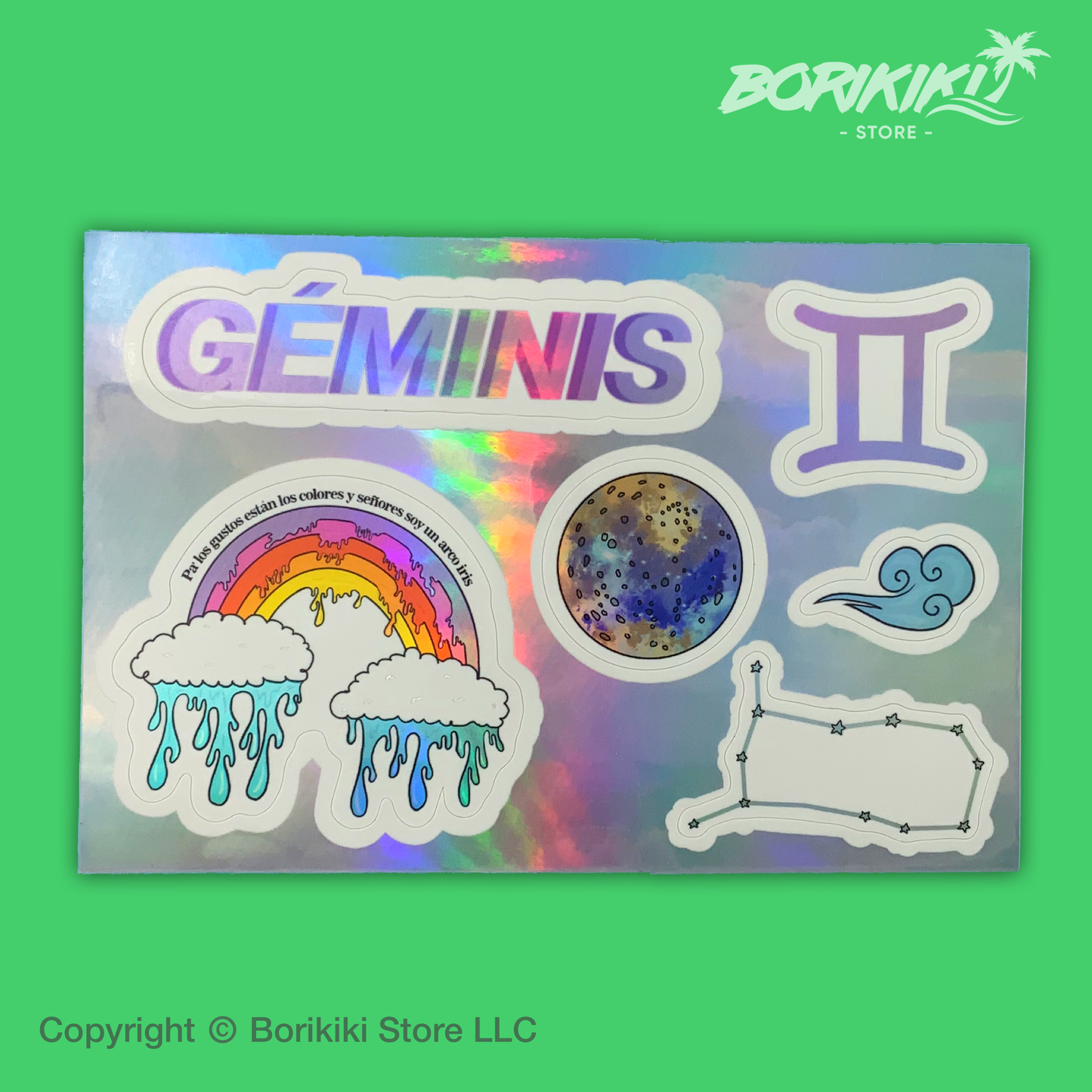 Géminis - Sticker Sheet (Premium Holographic)