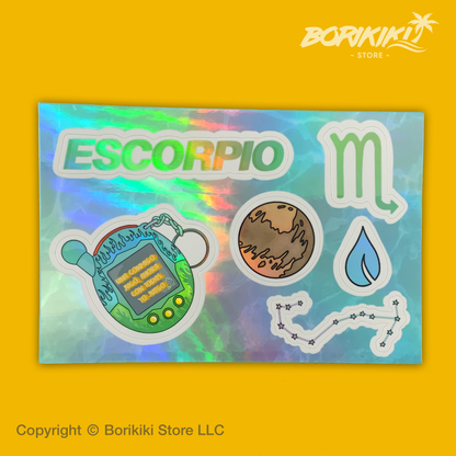 Escorpio  - Sticker Sheet (Premium Holographic)