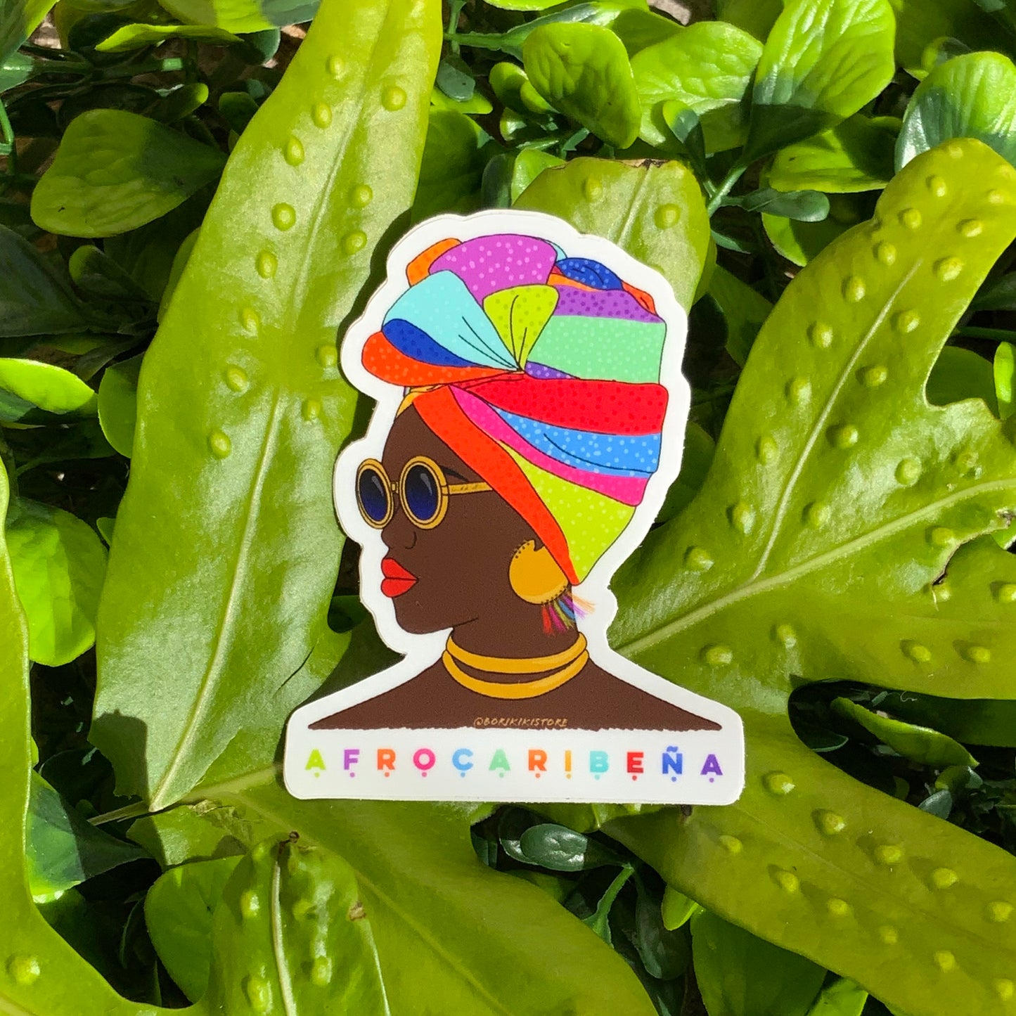 Afrocaribeña (Premium Matte Sticker)