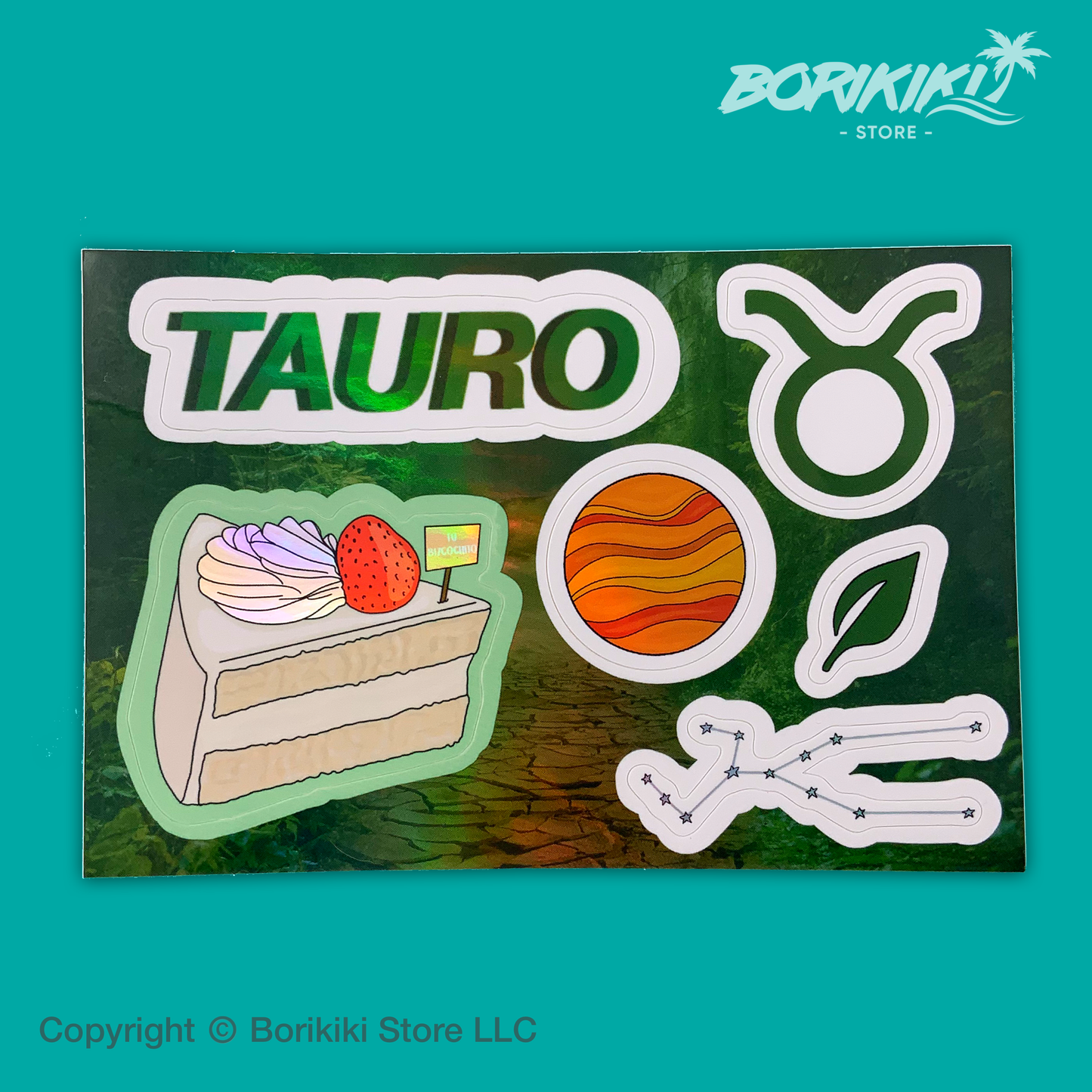 Tauro - Sticker Sheet (Premium Holographic)