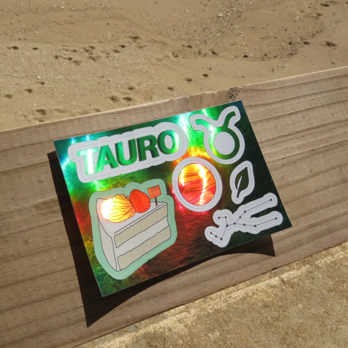 Tauro - Sticker Sheet (Premium Holographic)