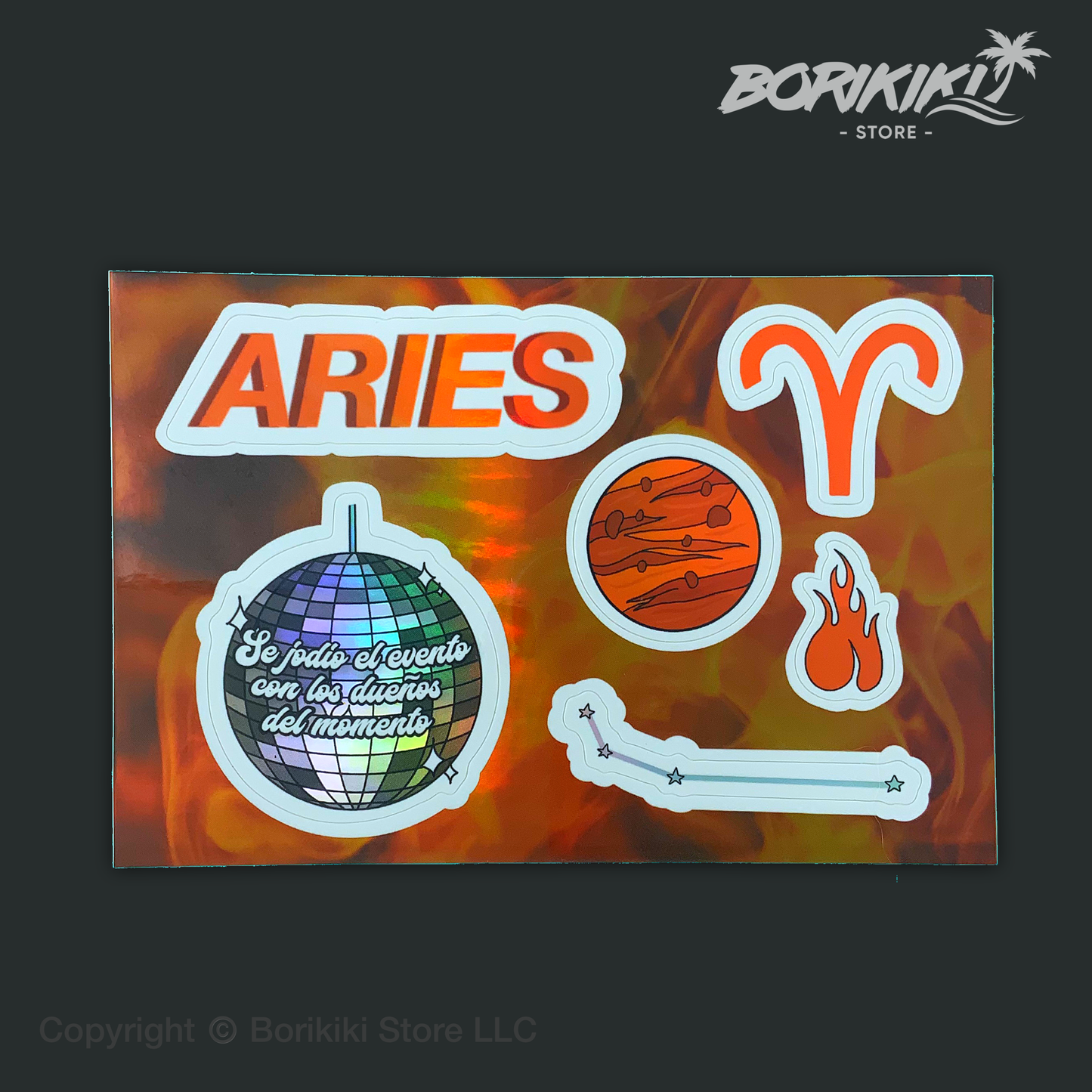 Aries - Sticker Sheet (Premium Holographic)