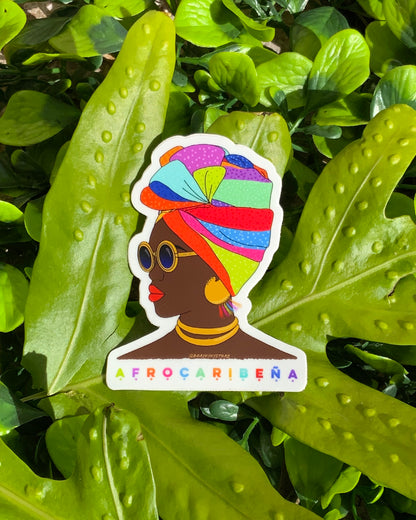 Afrocaribeña (Premium Matte Sticker)