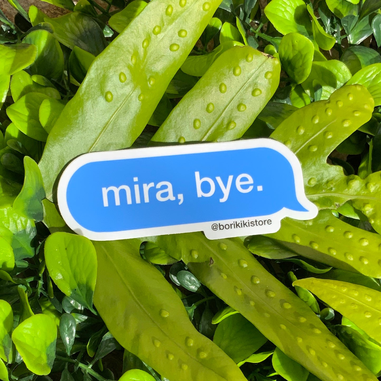 Mira, Bye - Text Bubble