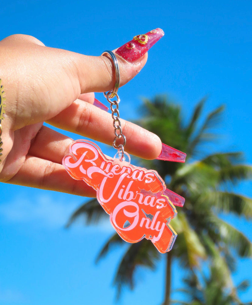 Buenas Vibras Only -Key Chain