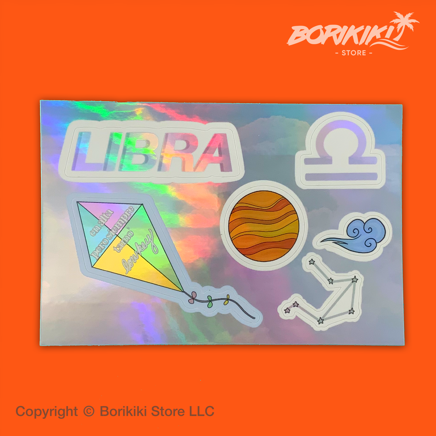 Libra - Sticker Sheet (Premium Holographic)